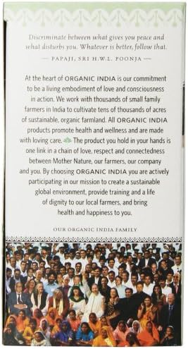 Organske Indiji, Čaj Tulsi Zeleno, 18 Računati